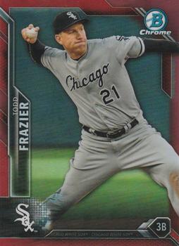 2016 Bowman Chrome - Red Refractor #61 Todd Frazier Front