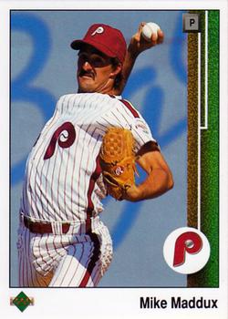 1989 Upper Deck #338 Mike Maddux Front