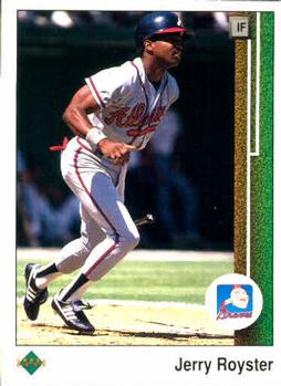 1989 Upper Deck #433 Jerry Royster Front