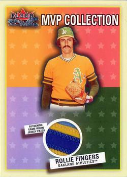 2002 Fleer Fall Classic - MVP Collection Game Used Patch #RF Rollie Fingers Front