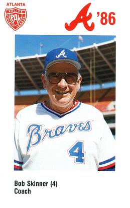 1986 Atlanta Braves Police #NNO Bob Skinner Front