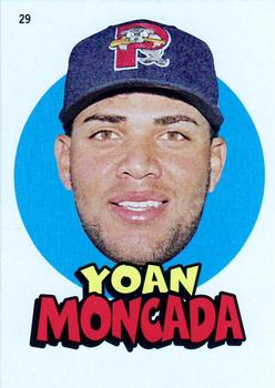 2016 Topps Heritage Minor League - 1967 Topps Sticker #29 Yoan Moncada Front