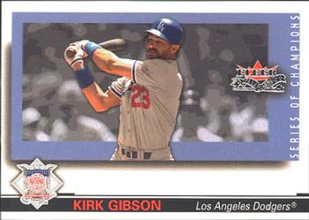 2002 Fleer Fall Classic - Series of Champions #5 SC Kirk Gibson Front