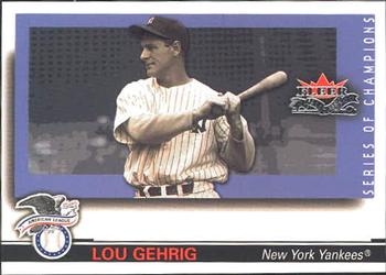 2002 Fleer Fall Classic - Series of Champions #18 SC Lou Gehrig Front