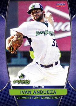 2016 Choice Vermont Lake Monsters #30 Ivan Andueza Front