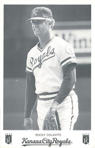 1983 Kansas City Royals Photocards #NNO Rocky Colavito Front