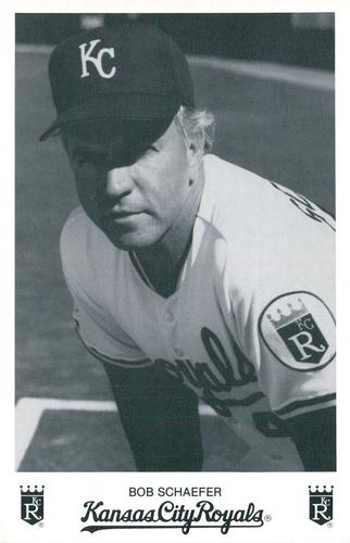1988 Kansas City Royals Photocards #NNO Bob Schaefer Front