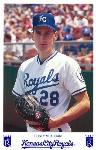 1995 Kansas City Royals Photocards #NNO Rusty Meacham Front