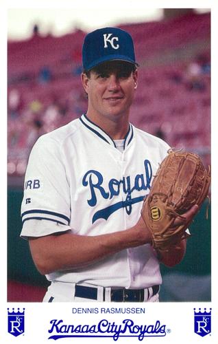 1995 Kansas City Royals Photocards #NNO Dennis Rasmussen Front