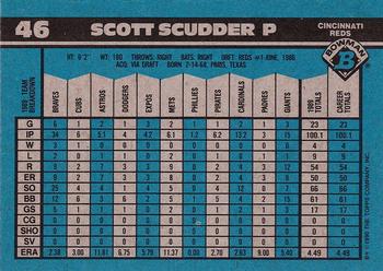 1990 Bowman #46 Scott Scudder Back