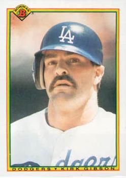 1990 Bowman #97 Kirk Gibson Front