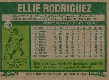 2016 Topps - 65th Anniversary Buybacks Red Stamp #448 Ellie Rodriguez Back