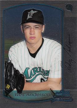 2000 Bowman Chrome #294 Wes Anderson Front