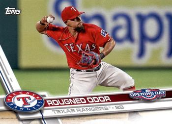 2017 Topps Opening Day #36 Rougned Odor Front