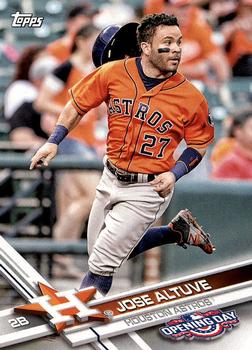 2017 Topps Opening Day #87 Jose Altuve Front