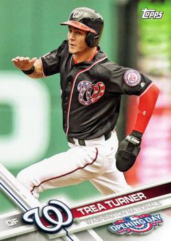 2017 Topps Opening Day #129 Trea Turner Front