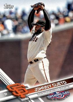 2017 Topps Opening Day #184 Johnny Cueto Front