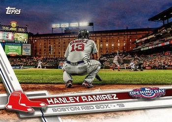 2017 Topps Opening Day #60 Hanley Ramirez Front