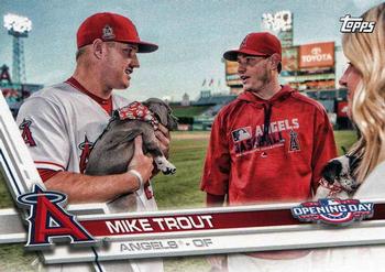 2017 Topps Opening Day #75 Mike Trout Front