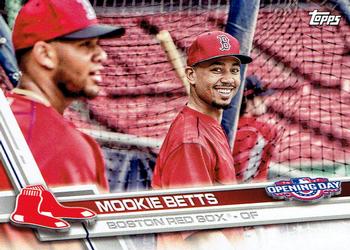 2017 Topps Opening Day #113 Mookie Betts Front