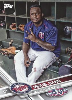 2017 Topps Opening Day #134 Miguel Sano Front
