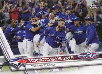 2017 Topps Opening Day #TOR Toronto Blue Jays Front