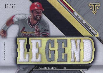 2016 Topps Triple Threads - Triple Threads Relics Legends Silver #TTRL-OS Ozzie Smith Front