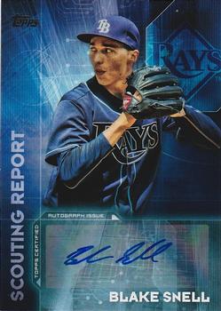 2016 Topps Update - Scouting Report Autographs #SRA-BS Blake Snell Front