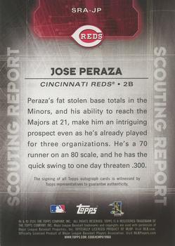 2016 Topps Update - Scouting Report Autographs #SRA-JP Jose Peraza Back
