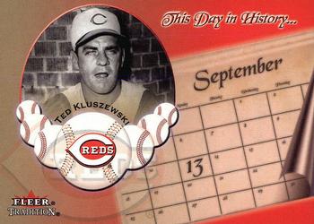 2002 Fleer Tradition - This Day in History #29 DH Ted Kluszewski  Front