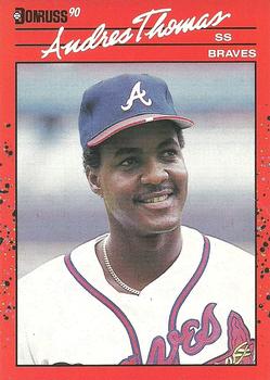 1990 Donruss #263 Andres Thomas Front