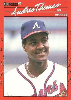 1990 Donruss #263 Andres Thomas Front