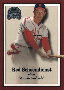 2000 Fleer Greats of the Game #54 Red Schoendienst Front
