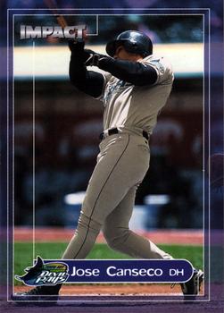 2000 Fleer Impact #2 Jose Canseco Front