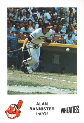 1983 Wheaties Cleveland Indians #NNO Alan Bannister Front