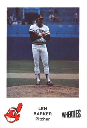 1983 Wheaties Cleveland Indians #NNO Len Barker Front