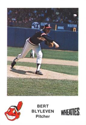 1983 Wheaties Cleveland Indians #NNO Bert Blyleven Front