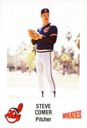 1984 Wheaties Cleveland Indians #NNO Steve Comer Front
