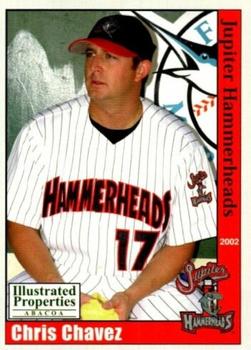 2002 Jupiter Hammerheads #27 Chris Chavez Front