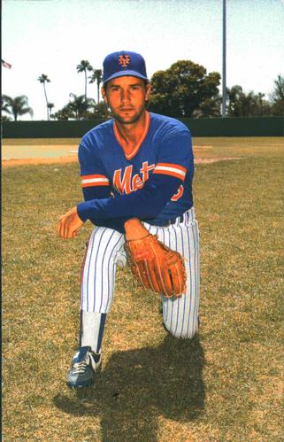 1985 Barry Colla New York Mets Photocards #1385 Danny Heep Front