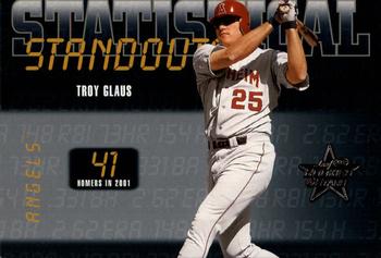 2002 Leaf Rookies & Stars - Statistical Standouts #SS-44 Troy Glaus  Front