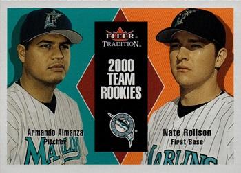 2000 Fleer Tradition Update #U78 Armando Almanza / Nate Rolison Front