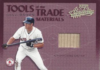 2002 Playoff Absolute Memorabilia - Tools of the Trade Materials #TT-43 Johnny Damon Sox Front