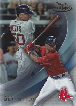 2016 Topps Gold Label - Class 2 #38 Mookie Betts Front