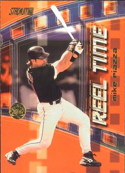 2002 Stadium Club - Reel Time #RT9 Mike Piazza  Front