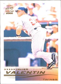 2000 Pacific Crown Collection #163 Javier Valentin Front