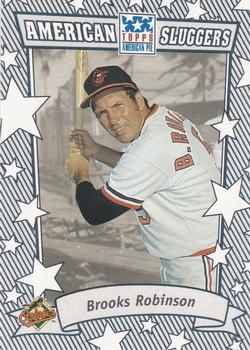 2002 Topps American Pie Spirit of America - American Sluggers Silver #AS-BR Brooks Robinson Front