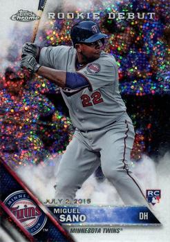2016 Topps Chrome Update #HMT4 Miguel Sano Front