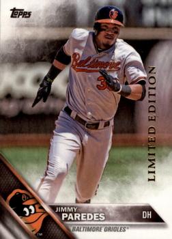2016 Topps - Limited #6 Jimmy Paredes Front