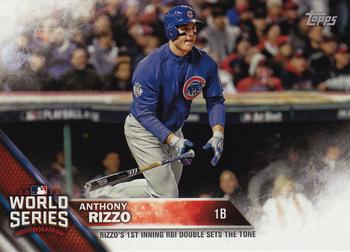 2016 Topps Chicago Cubs World Series Champions Box Set #WS-2 Anthony Rizzo Front
